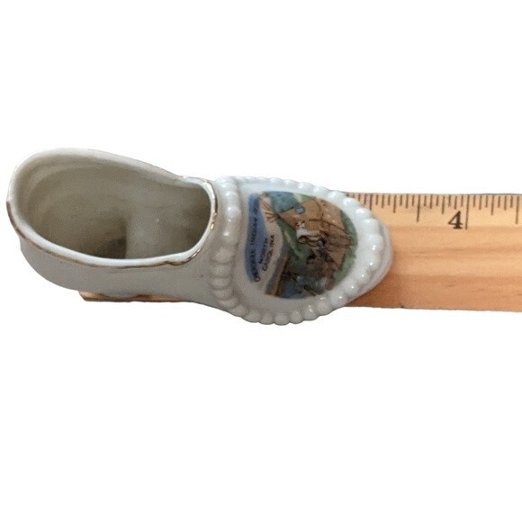 Vintage collectible shoe occupied Japan souvenir North Carolina Cherokee native - Picture 2 of 9